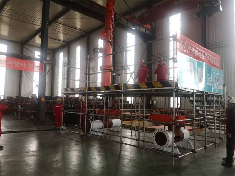 The spherical plugging prototype integrated with its control system during the final verification phase, ensuring all components function as designed.