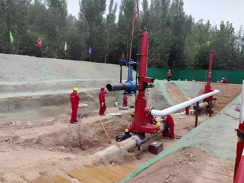 Team of certified pipeline engineers monitoring pressure gauges during the critical tapping and plugging operations.