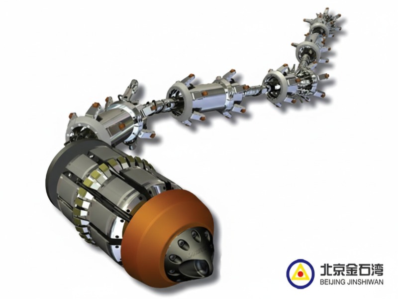 A multi-segmented robotic magnetic flux leakage (MFL) in-line inspection tool, also known as a smart pig, designed for detecting defects and corrosion inside ferromagnetic pipelines.