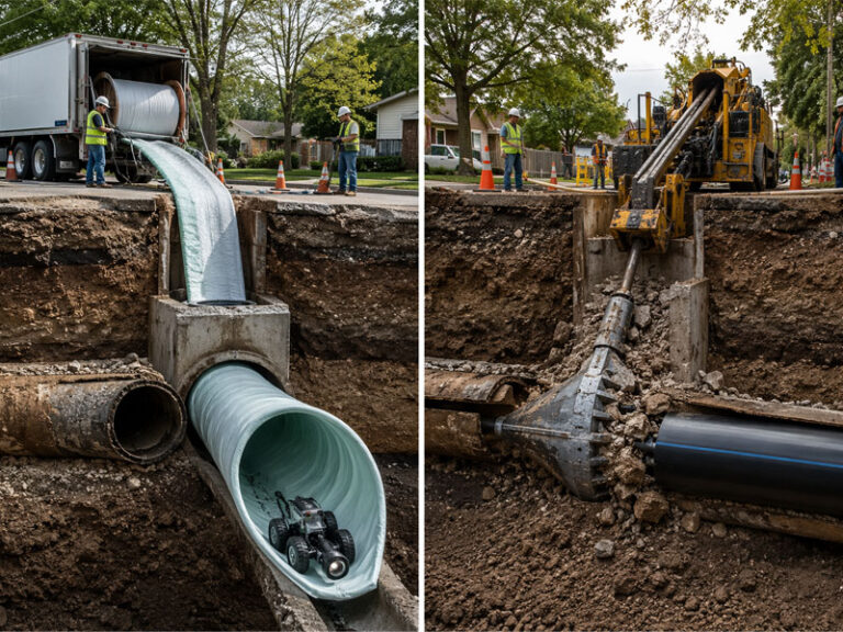 trenchless-technology-cipp-vs-pipe-bursting-comparison