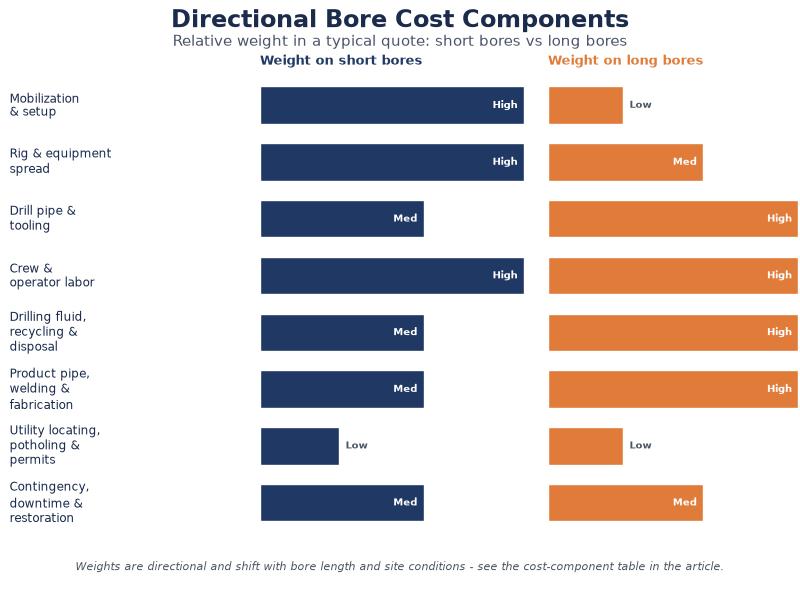 Oil Rig Service Unit Horizontal Directional Drilling Cost: Where Your Money Goes