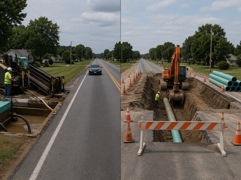 Oil Rig Service Unit Directional Drilling vs Trenching: When Boring Saves Money