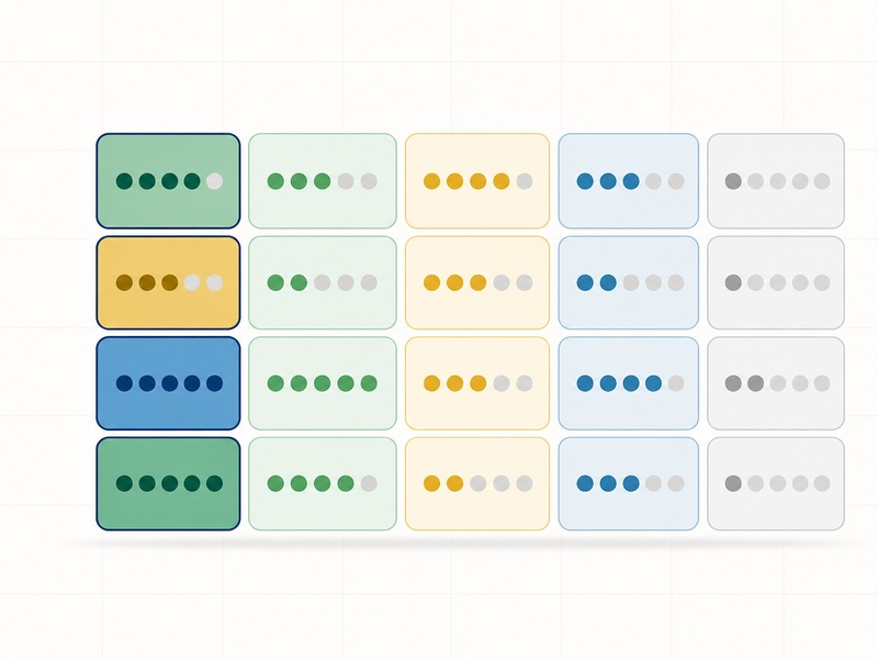Selection matrix chart mapping service condition to CIPP resin family with the governing input highlighted