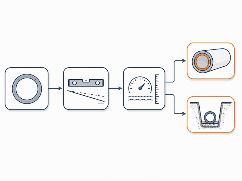 Decision flow chart screening a host pipe condition toward cured-in-place pipe lining or open-cut replacement