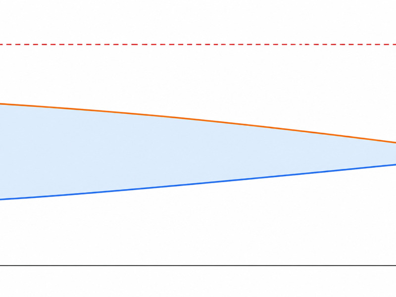 Real-time annular pressure trace from a pressure sub plotted against the modelled allowable pressure limit for an HDD bore path