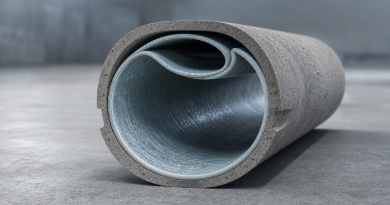 Cured-in-place pipe liner being installed inside an existing sewer pipe